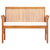 2-Seater Garden Bench with Cushion 120 cm Solid Acacia Wood