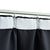Blackout Curtain with Hooks Anthracite 290x245 cm