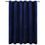 Blackout Curtain with Metal Rings Velvet Dark Blue 290x245 cm