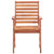 Outdoor Dining Chairs 2 pcs Solid Acacia Wood