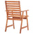 Outdoor Dining Chairs 2 pcs Solid Acacia Wood