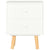 Bedside Cabinets 2 pcs White 40x30x50 cm Solid Pinewood