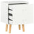 Bedside Cabinets 2 pcs White 40x30x50 cm Solid Pinewood