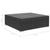 8 Piece Garden Lounge Set with Cushions Poly Rattan Black