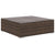 9 Piece Garden Lounge Set with Cushions Poly Rattan Brown