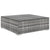 9 Piece Garden Lounge Set with Cushions Poly Rattan Grey