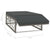 2 Piece Garden Lounge Set with Cushions Poly Rattan Grey