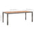 9 Piece Outdoor Dining Set with Cushions Poly Rattan Grey