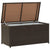 Garden Storage Box Poly Rattan 100x50x50 cm Brown