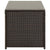 Garden Storage Box Poly Rattan 100x50x50 cm Brown