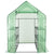 Walk-in Greenhouse with 12 Shelves Steel 143x214x196 cm