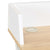 Desk White and Natural 80x50x84 cm