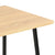 Desk with Shelving Unit Black and Oak 102x50x117 cm