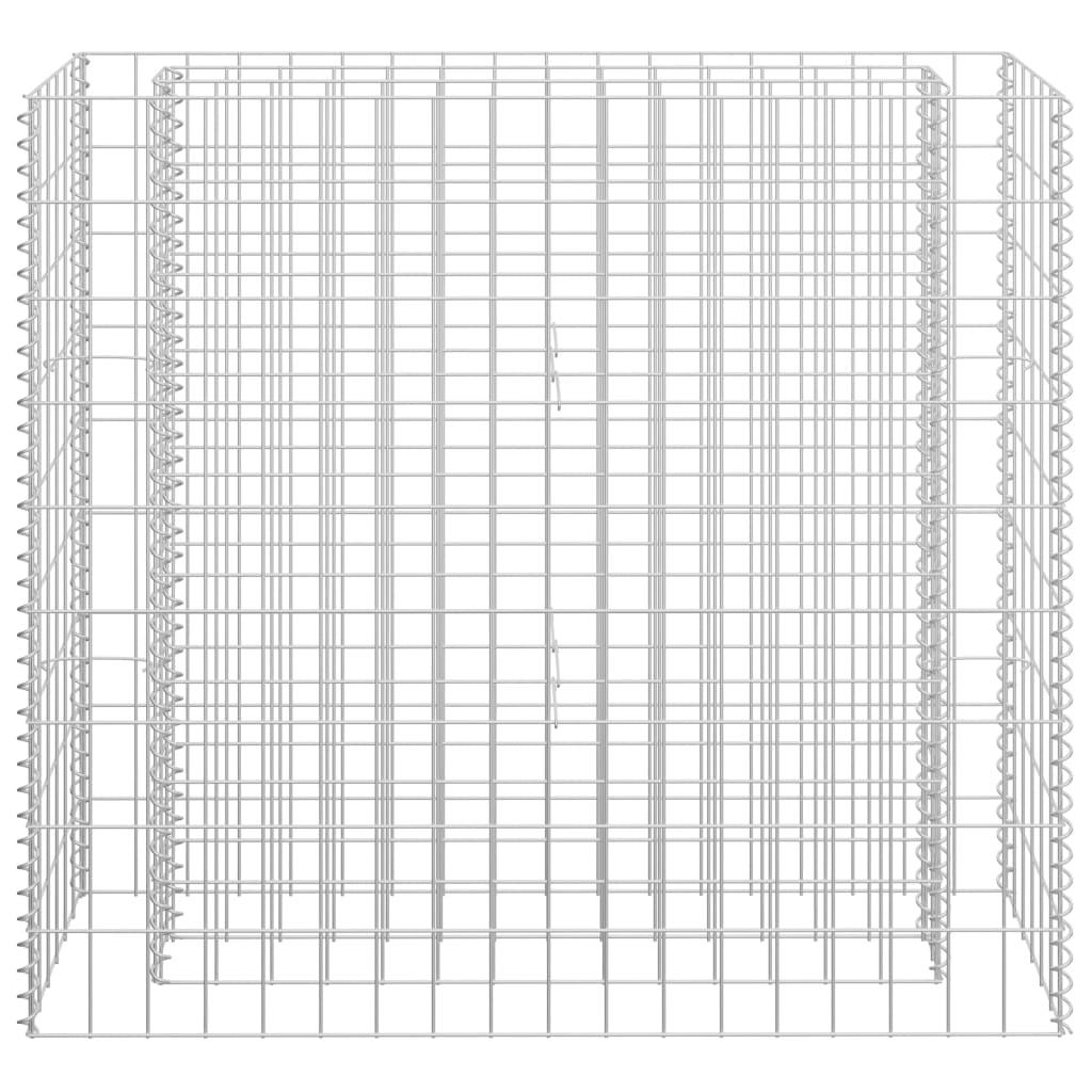 Gabion Raised Bed Galvanised Steel 90x30x90 cm