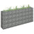 Gabion Raised Bed Galvanised Steel 180x30x90 cm