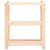 3-Tier Storage Rack 80x38x90 cm Solid Wood Pine 150 kg