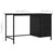 Desk with Drawers Industrial Black 120x55x75 cm Steel