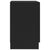 Bedside Cabinet Black 38x35x56 cm Engineered Wood