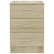 Bedside Cabinet Sonoma Oak 38x35x56 cm Engineered Wood