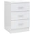 Bedside Cabinets 2 pcs High Gloss White 38x35x56 cm Engineered Wood