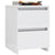 Bedside Cabinets 2 pcs High Gloss White 30x30x40 cm Engineered Wood