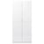 Wardrobe High Gloss White 80x52x180 cm Engineered Wood