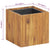 Garden Raised Bed Pot 24.5x24.5x25 cm Solid Acacia Wood