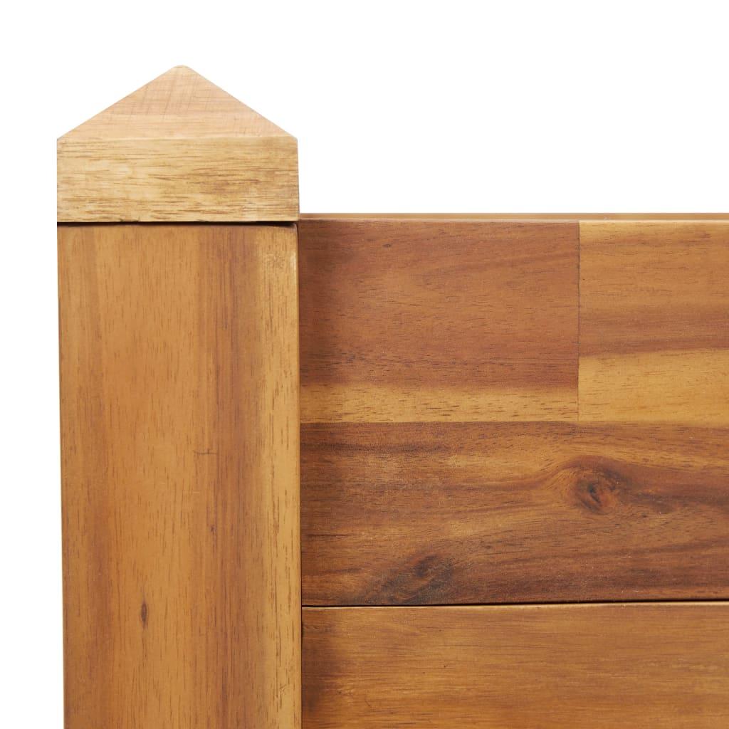 Garden Raised Bed 110x60x84 cm Solid Acacia Wood