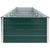 Garden Raised Bed Galvanised Steel 480x80x45 cm Green