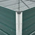 Garden Raised Bed Galvanised Steel 480x80x45 cm Green
