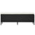 3 Piece Garden Lounge Set with Cushions Poly Rattan Black