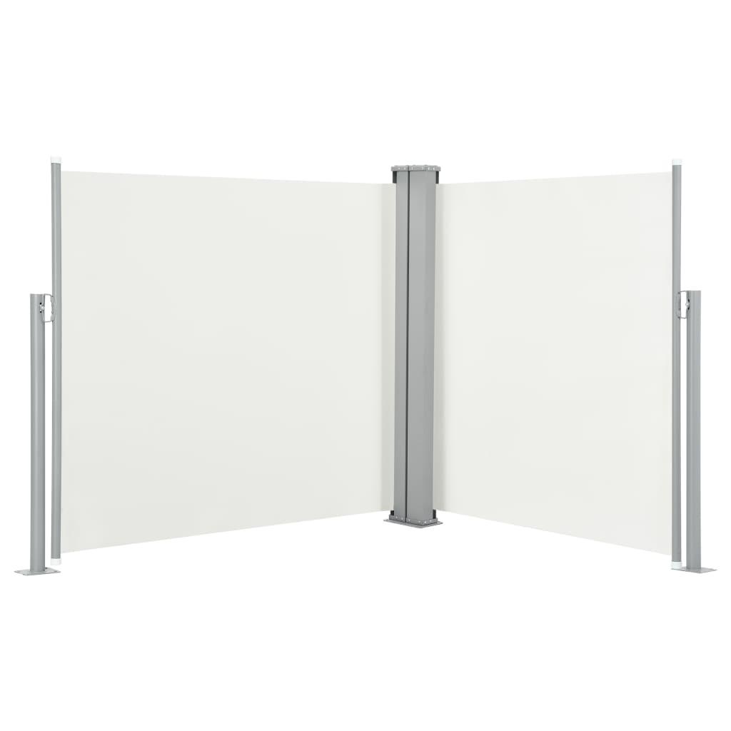Retractable Side Awning Cream 120x600 cm