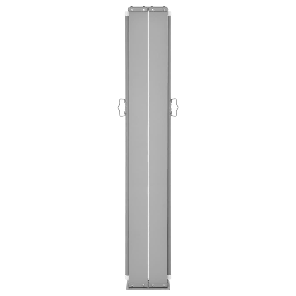 Retractable Side Awning Black 140x1000 cm