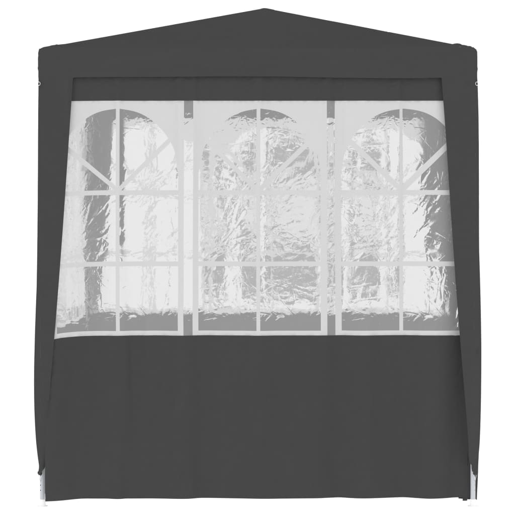 Professional Party Tent with Side Walls 2x2 m Anthracite 90 g/mï¿½