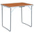 Foldable Camping Table with Metal Frame 80x60 cm