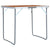 Foldable Camping Table with Metal Frame 80x60 cm
