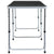 Foldable Camping Table Grey Aluminium 240x60 cm