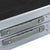 Foldable Camping Table Grey Aluminium 240x60 cm