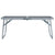 Folding Camping Table Grey Aluminium 60x40 cm