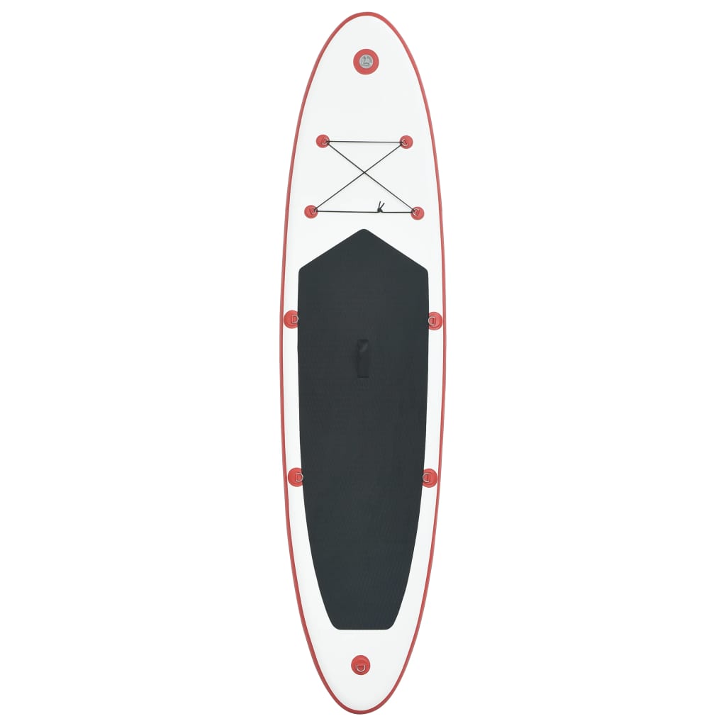 Stand Up Paddle Board Set SUP Surfboard Inflatable Red and White