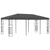 Gazebo 3x6 m Anthracite Fabric