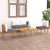 4 Piece Garden Lounge Set with Cushions Solid Acacia Wood