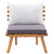 4 Piece Garden Lounge Set with Cushions Solid Acacia Wood