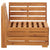 Sectional Corner Sofa 1 pc with Cushions Solid Acacia Wood