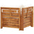 Sectional Corner Sofa 1 pc with Cushions Solid Acacia Wood