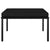 3 Piece Garden Lounge Set with Cushions Black PVC