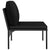 3 Piece Garden Lounge Set with Cushions Black PVC