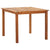5 Piece Dining Set Poly Rattan and Solid Acacia Wood Grey