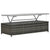 4 Piece Garden Lounge Set with Cushions Poly Rattan Anthracite