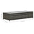 4 Piece Garden Lounge Set with Cushions Poly Rattan Anthracite